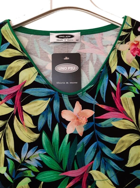 UNO PIU Damen T-Shirt Exotic Jungle
