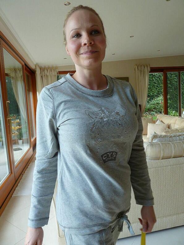 Canyon Women Sports Sweatshirt mit Stickerei