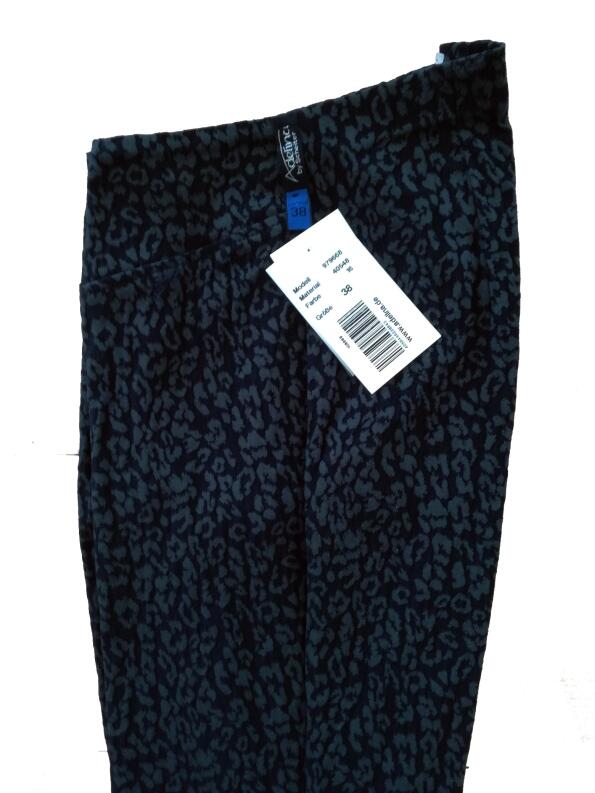 Adelina Schlupfhose Leo schwarz-grau