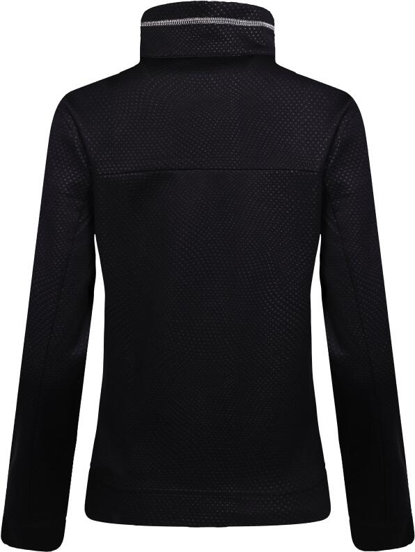 Canyon Damen Sweatjacke Prägedruck schwarz