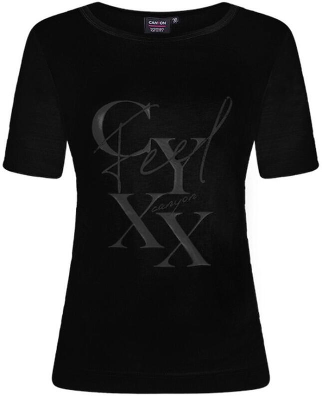 Canyon Women Sports T-Shirt schwarz Print