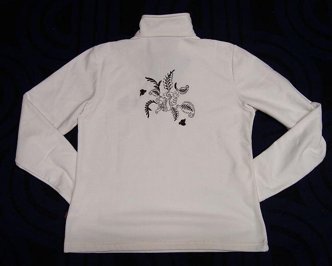 Hot Sportswear Mikrofleecepulli Damen wollweiss