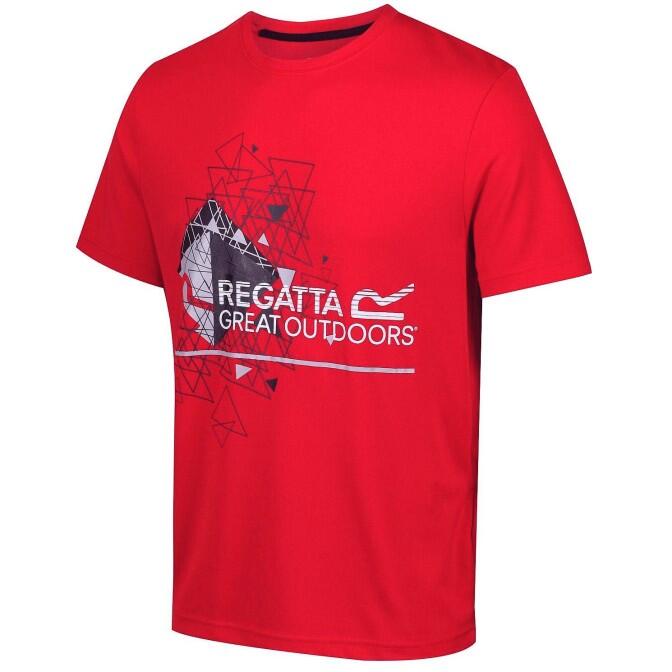 Regatta Fingal III Funktions-T-Shirt rot