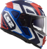 LS2 Helm Breaker Android Blue Red FF390