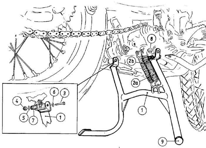 Hepco Becker Hauptständer BMW F 650 GS Dakar