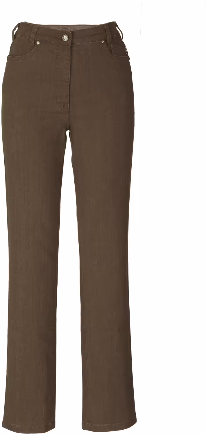 Adelina Five-Pocket-Jeans braun - Farbe: braun