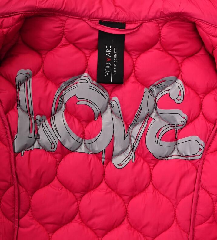 Fuchs Schmitt Steppjacke Vegan Vibes fuchsiapink