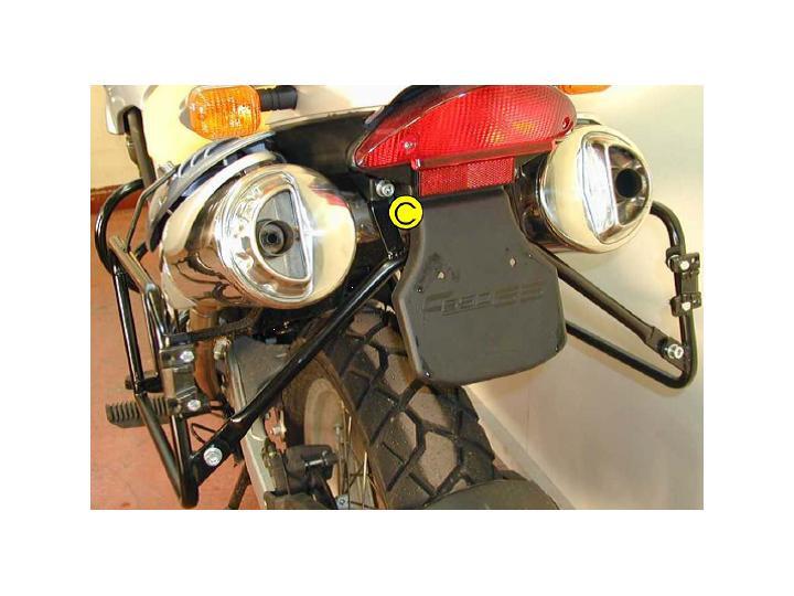 Seitenkofferträger festverschraubt für BMW F 650 GS Dakar (2000-2003)/F 650 GS/G 650 GS