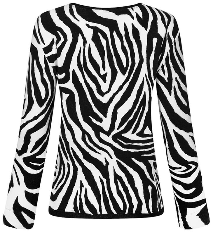 Canyon Women Sports Sweatshirt Animal black-white