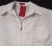 Damen Bluse mit Zip-weiss