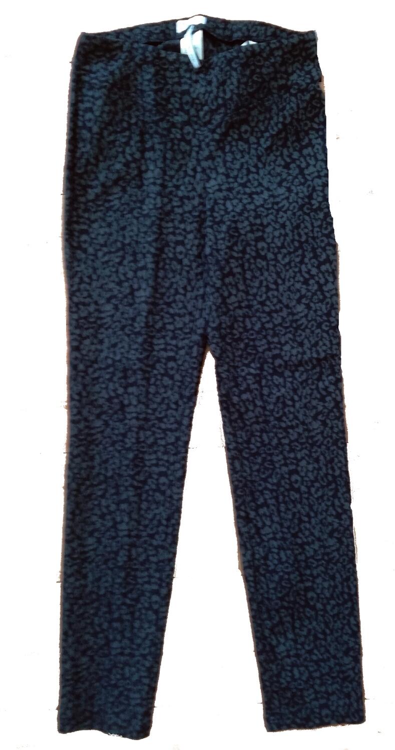 Adelina Schlupfhose Leo schwarz-grau