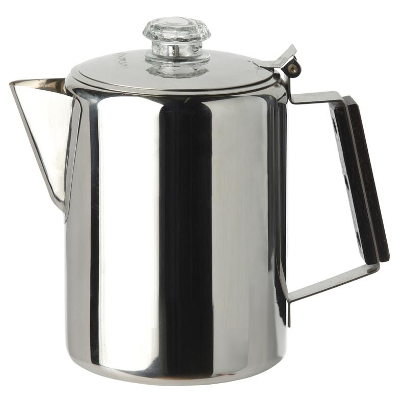 Coghlans Edelstahlkanne Percolator Kaffeekanne