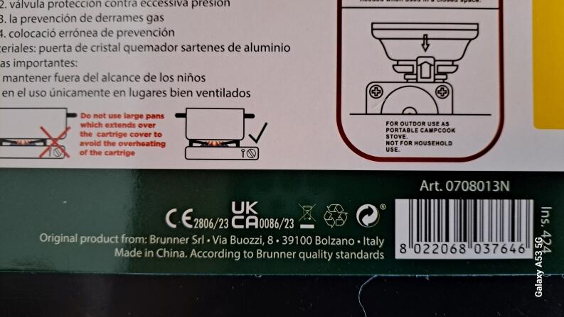 Brunner Gaskocher Devil