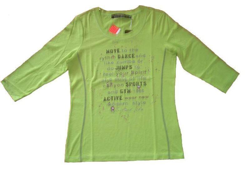 Canyon Women Sports T-Shirt Druck pistazie