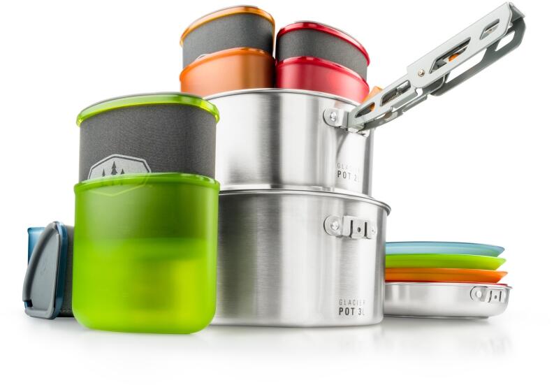GSI Koch-Geschirrset Glacier Camper