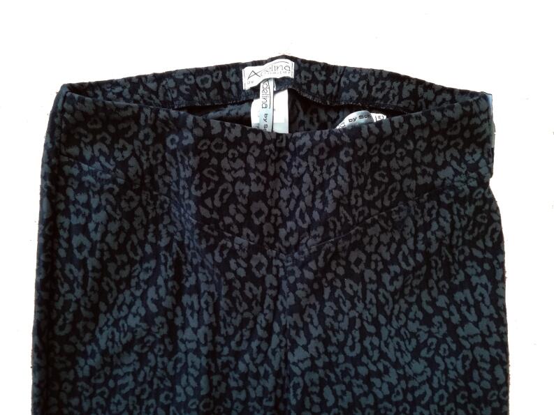 Adelina Schlupfhose Leo schwarz-grau