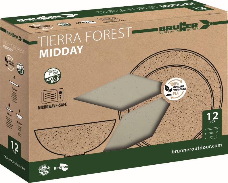 Brunner Essgeschirrset Midday Tierra Forest