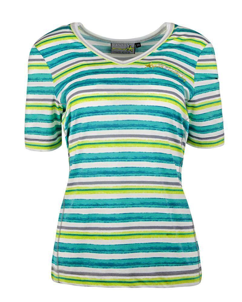 Canyon T-Shirt 1/2 Arm smaragd-citrus