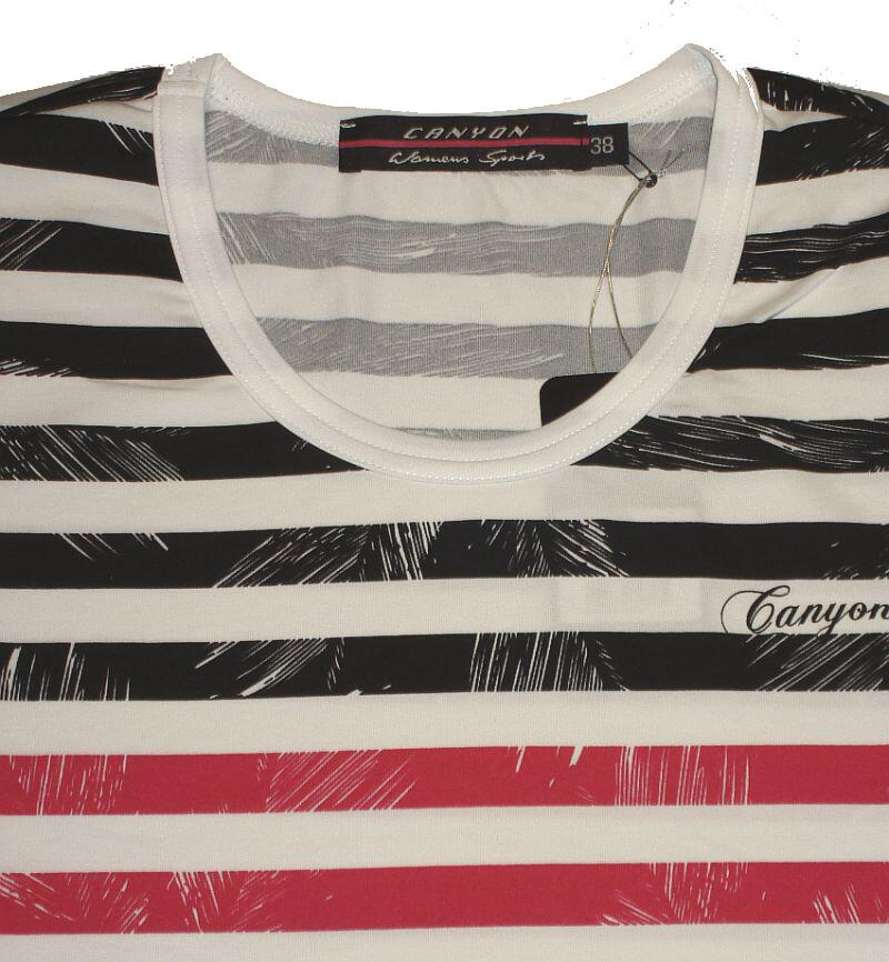 Canyon Women Sports T-Shirt Ringel Druck