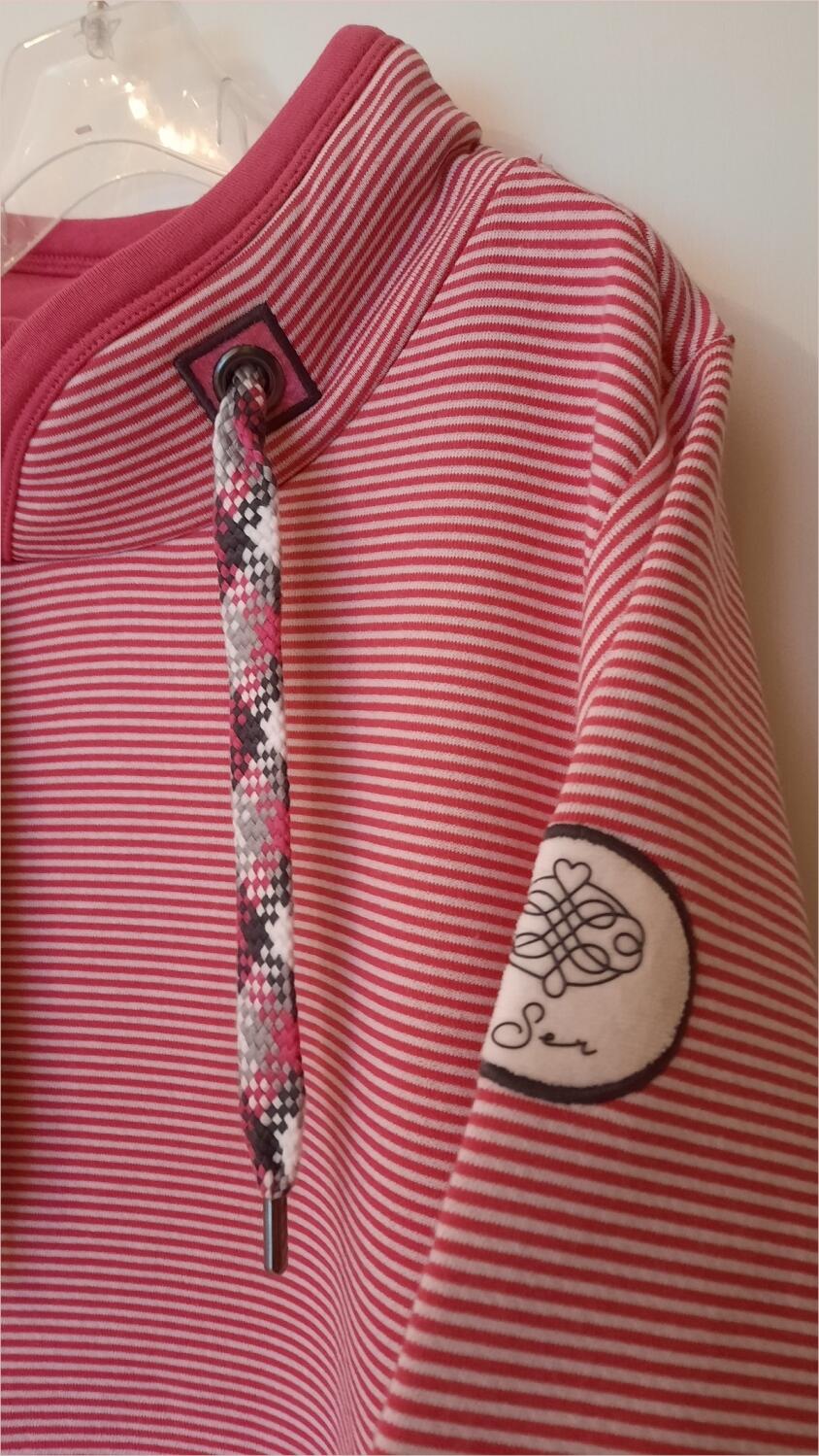 Serena Malin Sweatshirt mit Stehkragen berry