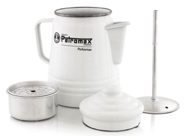 Petromax Perkomax Emaille Kaffeekanne Perkolator
