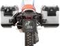 Kofferträgerset Cutout inkl. Xplorer Cutout silber Kofferset für BMW R 12 G/S (2025-) - Kofferfarbe: