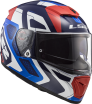 LS2 Helm Breaker Android Blue Red FF390