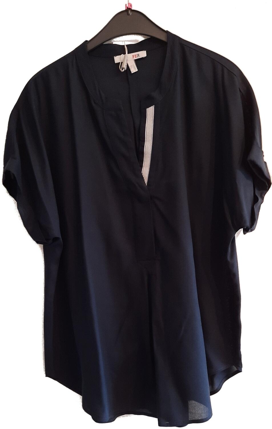 my way FER Tunika Bluse Dunkelblau