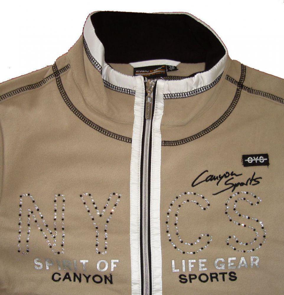 Canyon Fleecejacke camel-black